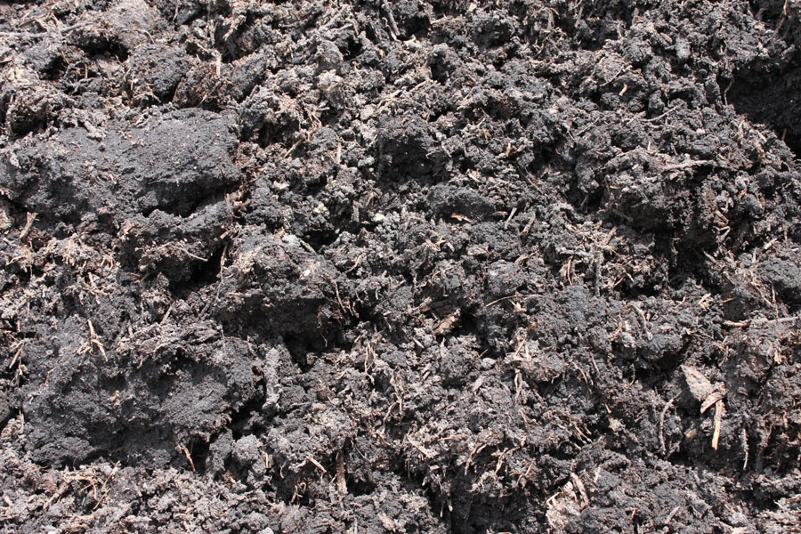 Bulk garden mix raised-bed soil at the West Volusia Shed Co. yard in DeLand