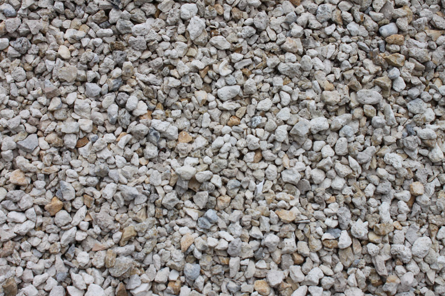 Bulk limerock and base materials at the West Volusia Shed Co. yard in DeLand
